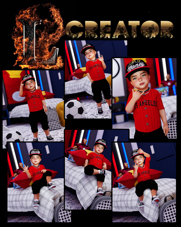 Alpha random boy 4 by lamontcreatorr - The Sims 4 Custom Content