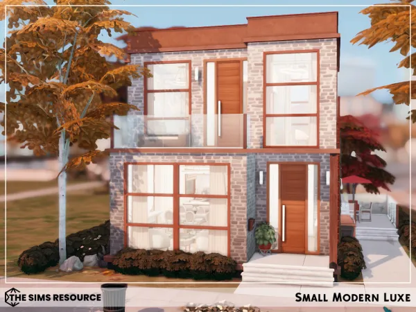 Mix Small Modern Luxe - The Sims 4 Custom Content