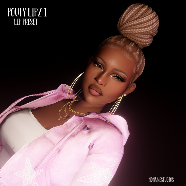 Mix Pouty Lipz 1 and 2 by simsfinds - The Sims 4 Custom Content