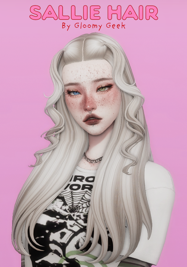 Maxis Match Sallie Hair by simsfinds - The Sims 4 Custom Content