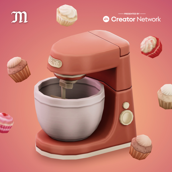 Maxis Match Bake It Up Stand Mixer Cookbook Home Chef Hustle SP (EAPartner) by simsfinds - The Sims 4 Custom Content