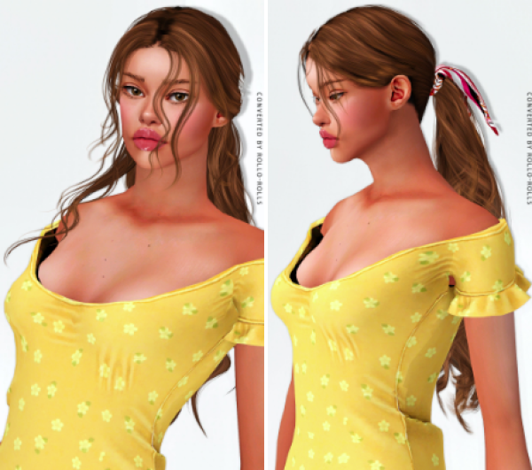 S Club Ariel Hair (Lifes a Beach) 4t3 by simsfinds - The Sims 3 Custom Content