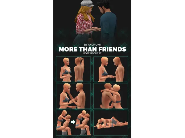 Mix More Than Friends (free 30sep23) by Akuiyumi - The Sims 4 Custom Content