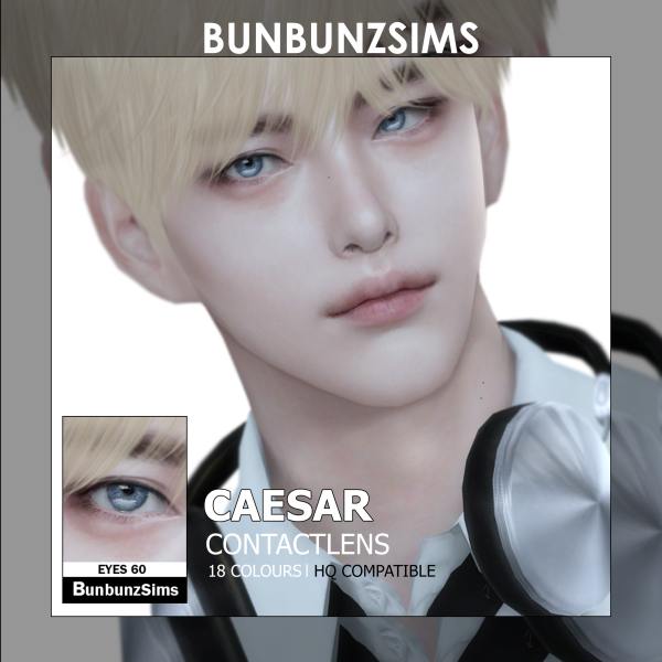 Alpha Caesar eyes 18 colours by simsfinds - The Sims 4 Custom Content