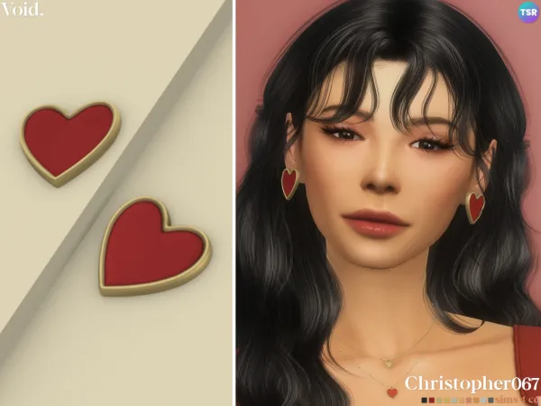 Mix Void Earrings by simsfinds - The Sims 4 Custom Content