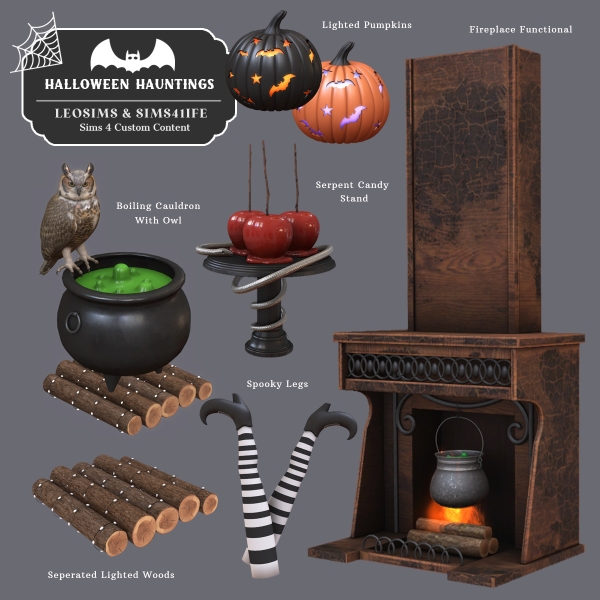 Alpha Halloween Hauntings by leosims4cc - The Sims 4 Custom Content