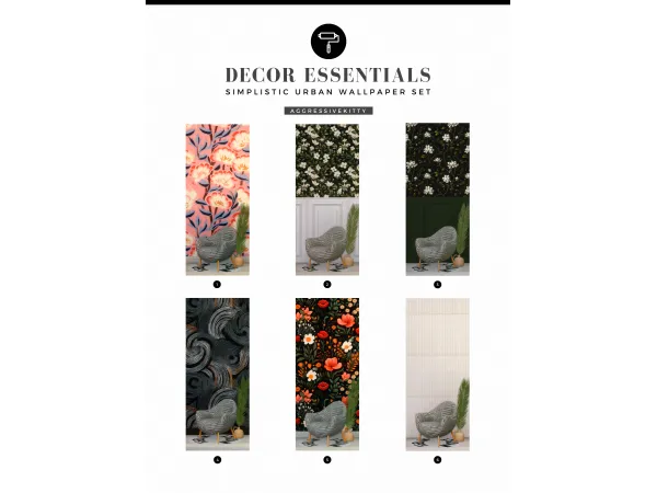 DESIGN ESSENTIALS l SIMPLISTIC URBAN WALLPAPER SET (FREE) by AggressiveKitty