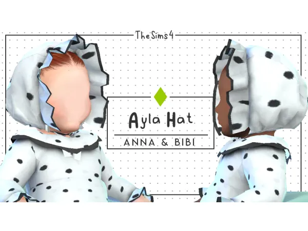 Alpha Ayla Hat AnnaBibi [2931] by Anna Bibi - The Sims 4 Custom Content