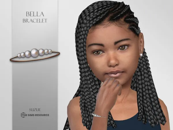 Alpha Bella Bracelet Child - The Sims 4 Custom Content