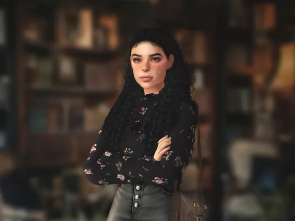 Maxis Match Download Sim Raven by katverse - The Sims 4 Custom Content