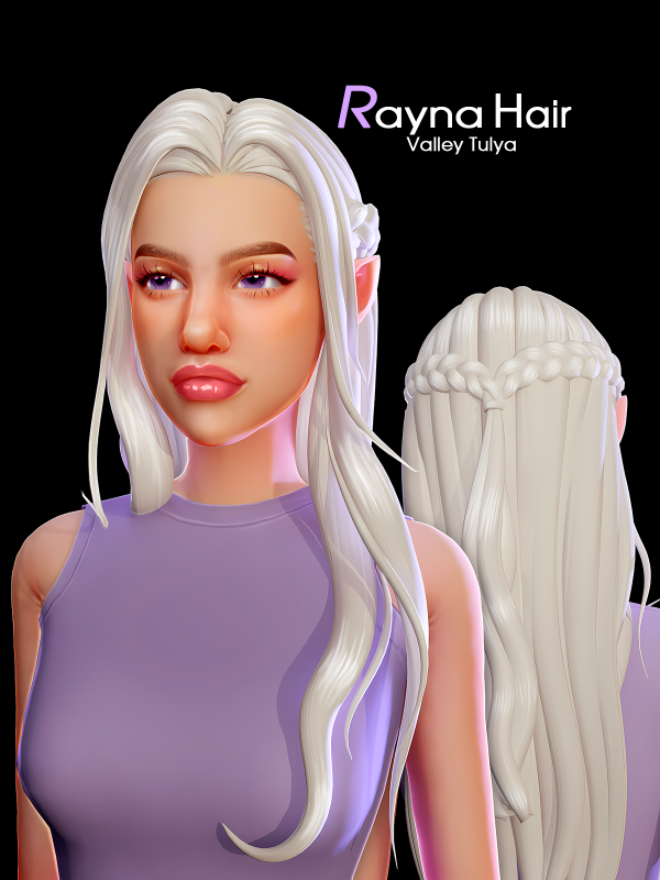 Maxis Match ( ) Rayna Hair by simsfinds - The Sims 4 Custom Content