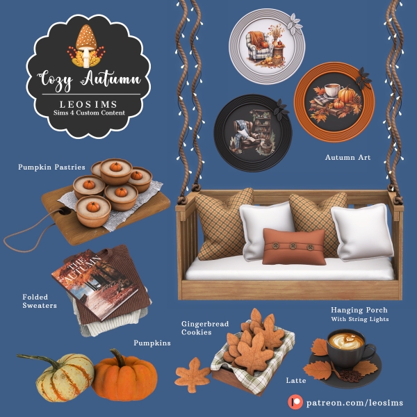 Alpha Cozy Autumn by leosims4cc - The Sims 4 Custom Content
