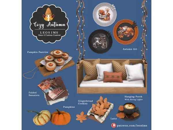 Alpha Cozy Autumn - The Sims 4 Custom Content