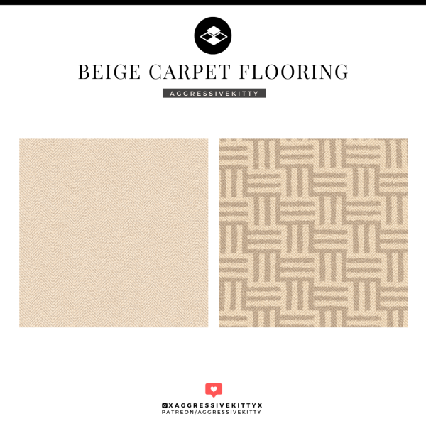 Mix BEIGE CARPET FLOORING by simsfinds - The Sims 4 Custom Content