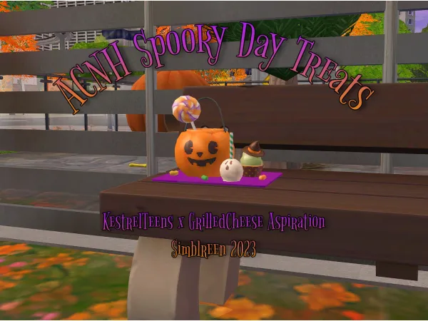 ACNH Spooky Day Treats - The Sims 2 Custom Content