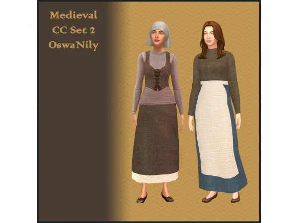 Maxis Match Medieval Recolors of CAS Items Dump - The Sims 4 Custom Content