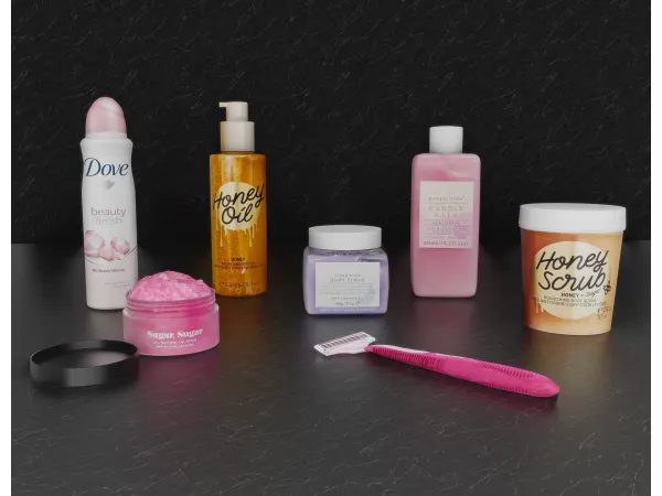Skincare Clutter Set