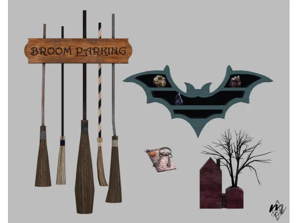 PsychicPeanutKitty October Witchy Stuff - The Sims 3 Custom Content
