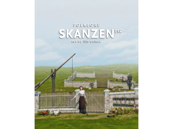 Mix FOLKLORE Skanzen Set Part 2 by Lili's Palace - The Sims 4 Custom Content