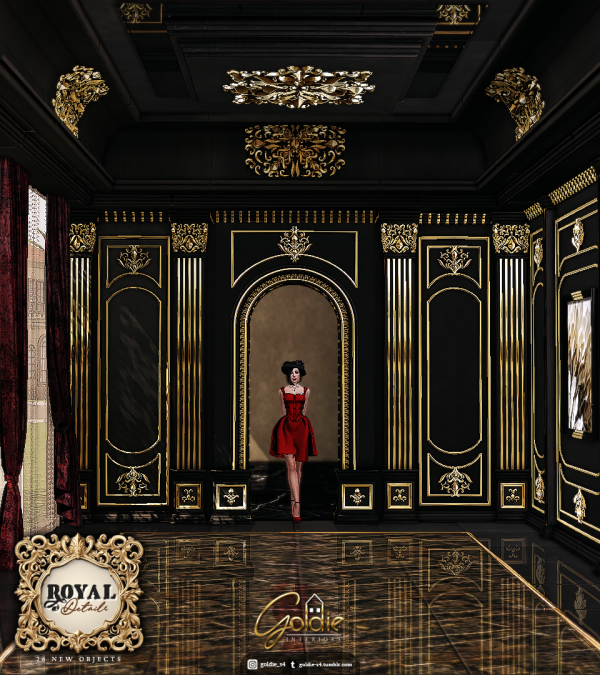 Alpha Royal Details by goldie_s4 - The Sims 4 Custom Content