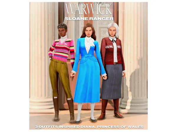 Maxis Match WARWICK SLOANE RANGER by WARWICK - The Sims 4 Custom Content