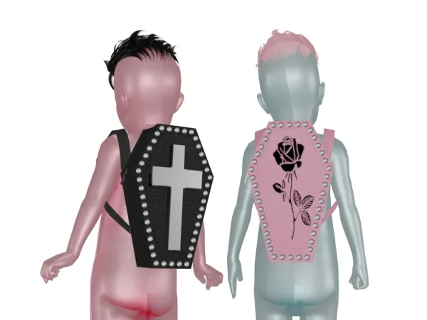 Alpha Halloween Bag by kryptonita - The Sims 4 Custom Content