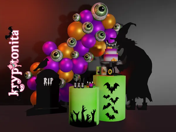 Alpha COLLECTION HALLOWEEN by kryptonita - The Sims 4 Custom Content