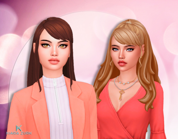 Maxis Match Formal Bangs by simsfinds - The Sims 4 Custom Content