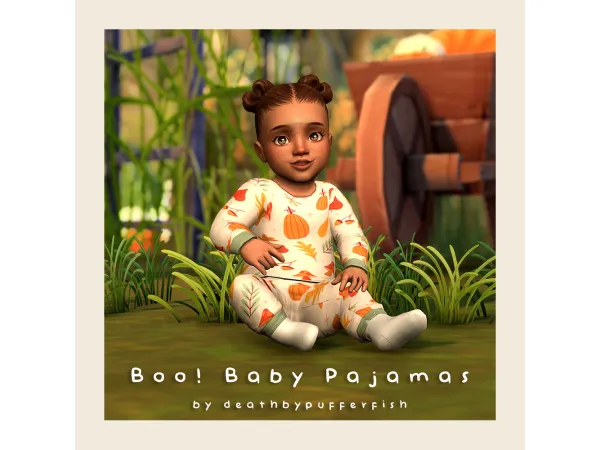 Maxis Match Boo Baby Pajamas - The Sims 4 Custom Content