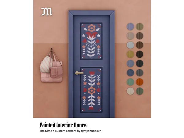 Maxis Match Painted Interior Doors - The Sims 4 Custom Content