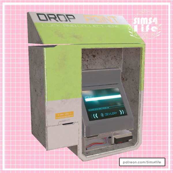 Alpha Cyber Drop Points (ea) by sims41ife - The Sims 4 Custom Content