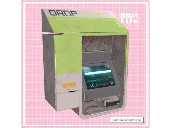 Alpha Cyber Drop Points (ea) - The Sims 4 Custom Content