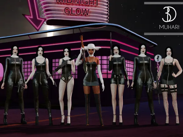 Alpha Saints Costumes Halloween - The Sims 4 Custom Content
