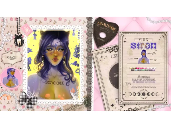 Mix Siren Set - The Sims 4 Custom Content