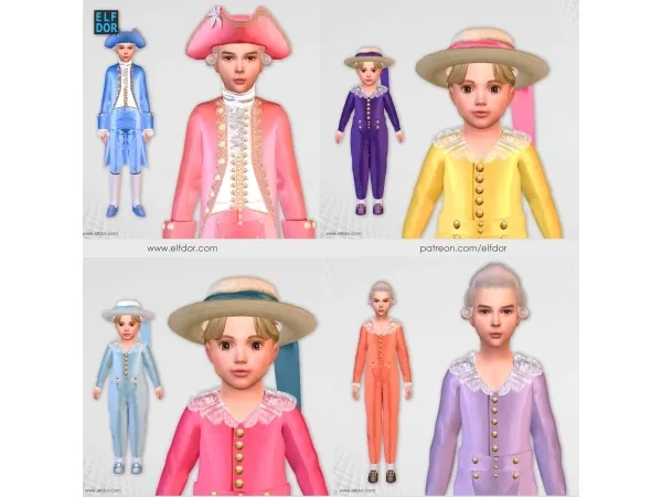 Alpha 2023 October 1 Opulence Set For Boys - The Sims 4 Custom Content