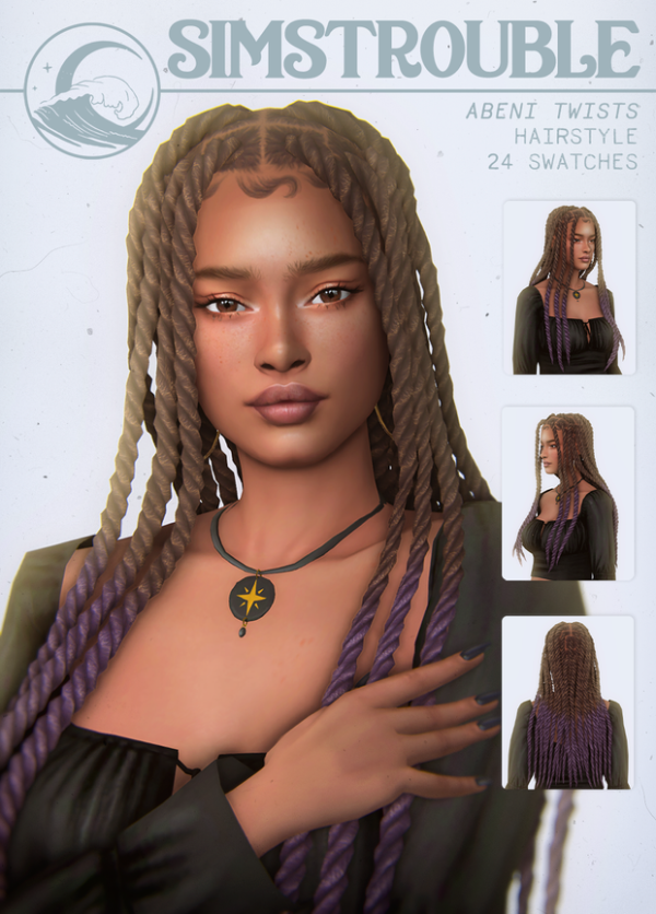 Maxis Match Abeni Twists by simsfinds - The Sims 4 Custom Content