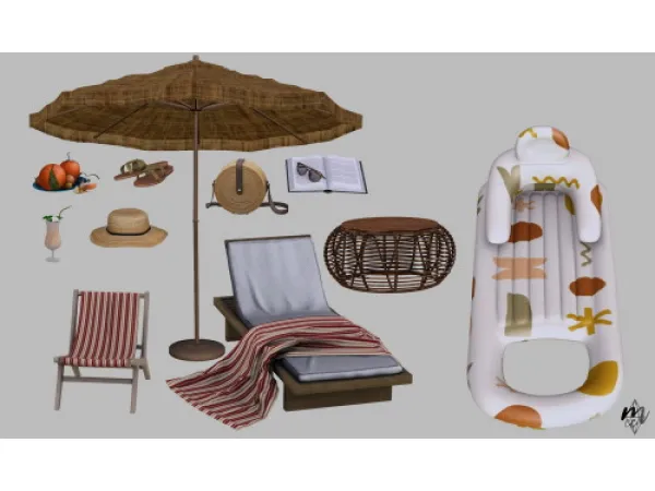 novvvas Verano Set - The Sims 3 Custom Content