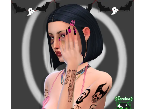 Maxis Match Nails Simblreen 2023 YSSOG - The Sims 4 Custom Content