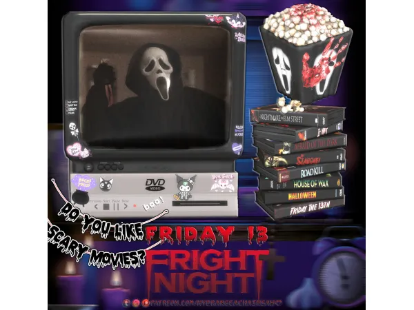 Friday 13 Fright night - The Sims 3 Custom Content