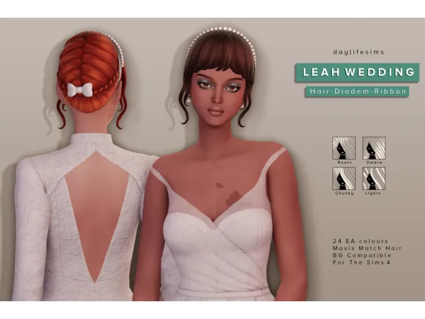 LEAH WEDDING HAIRSTYLE