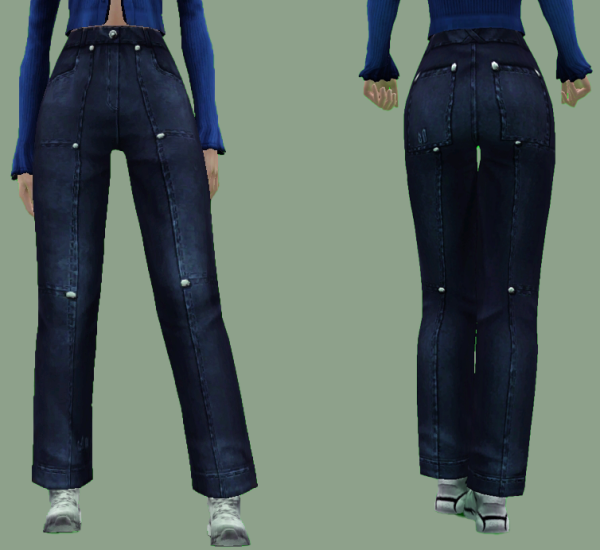 Agnes Jeans by simsfinds - The Sims 3 Custom Content