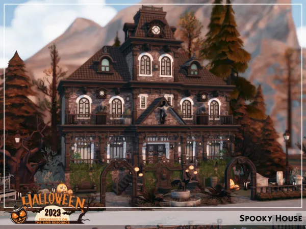 Maxis Match Spooky House - The Sims 4 Custom Content