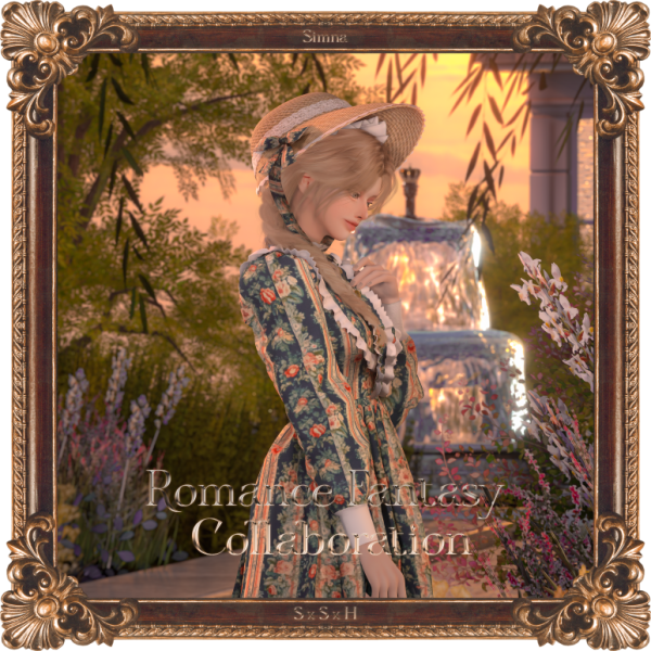 Alpha [Simna] Anna Dress and Bonnet Hat by simsfinds - The Sims 4 Custom Content
