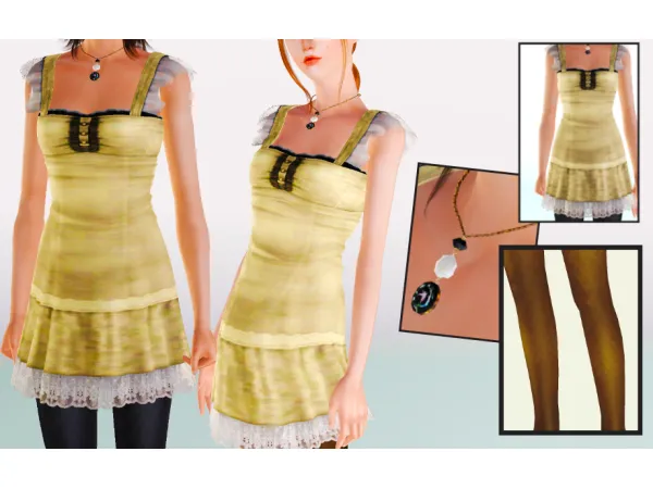 4t3 CloudCat Fatal Frame Ruka Set - The Sims 3 Custom Content