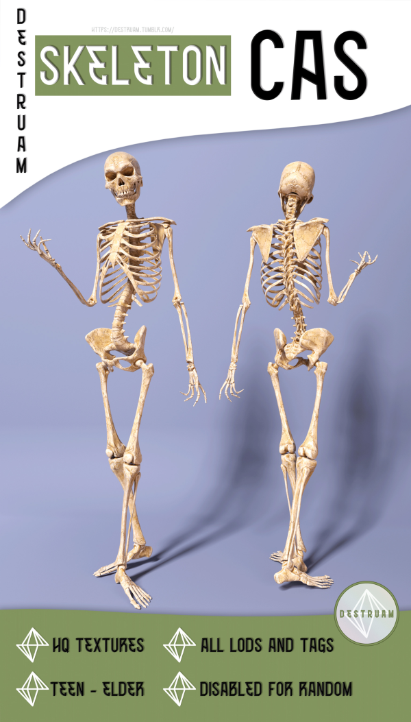 Alpha Skeleton by simsfinds - The Sims 4 Custom Content