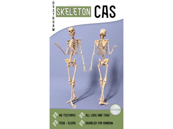 Alpha Skeleton - The Sims 4 Custom Content