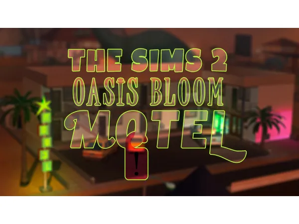 RETRO MOTEL - The Sims 2 Custom Content