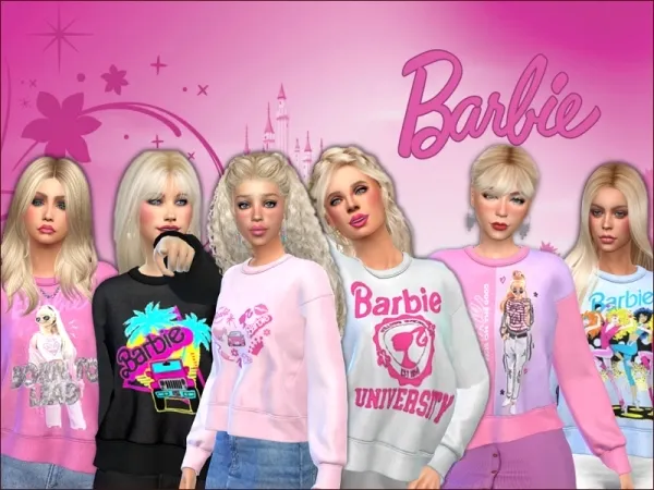 Alpha Sweatshirts for teens and young adults by artedellavita_mabra - The Sims 4 Custom Content