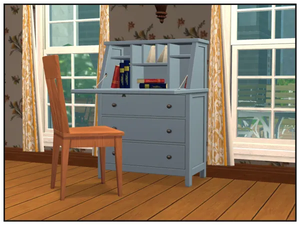 HemnesWritingDesk - The Sims 2 Custom Content