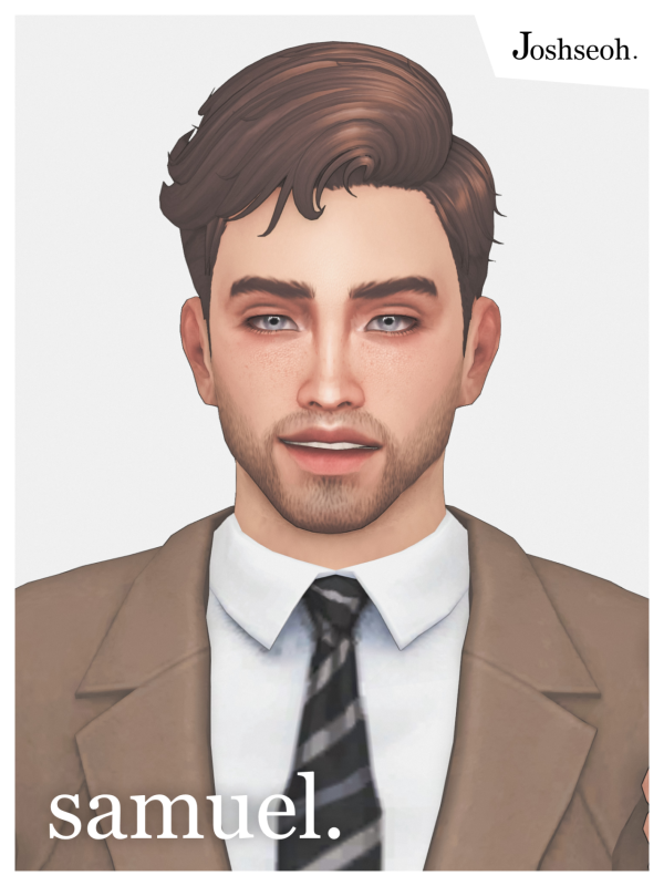 Maxis Match Samuel Hair by simsfinds - The Sims 4 Custom Content